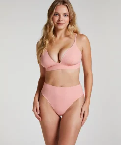 Triangel Bralette Smooth - Rosa