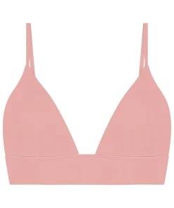 Triangel Bralette Smooth - Rosa