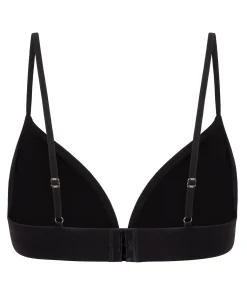 Triangel Bralette Smooth - Schwarz