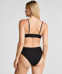 Triangel Bralette Smooth - Schwarz