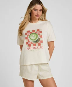 T-Shirt mit Print - Weiß