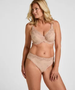 Unwattierter Bügel-BH Diva - Beige