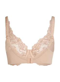 Unwattierter Bügel-BH Diva - Beige