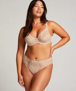 Unwattierter Bügel-BH Diva - Beige