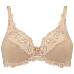 Unwattierter Bügel-BH Diva - Beige