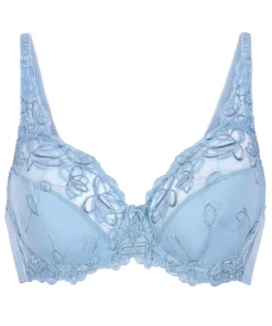 Unwattierter Bügel-BH Diva - Blau