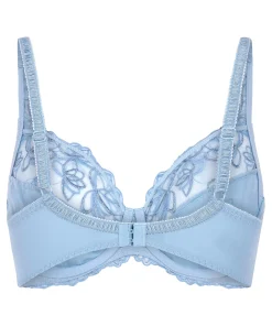 Unwattierter Bügel-BH Diva - Blau