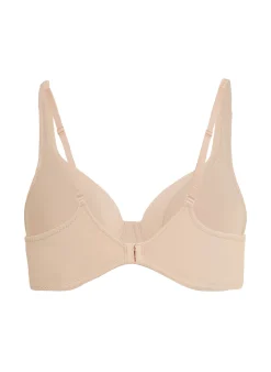 Unwattierter Bügel-BH Mesh - Beige