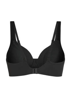 Unwattierter Bügel-BH Mesh - Schwarz
