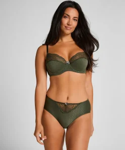 Unwattierter Bügel-BH Sophie - Grün