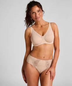 Unwattierter Minimizer-Bügel-BH Nina - Beige