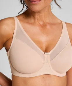 Unwattierter Minimizer-Bügel-BH Nina - Beige