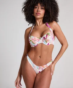 Unwattiertes Bügel-Bikinioberteil Ayanna - Weiß