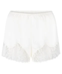 Valerie Satin-Shorts - Weiß