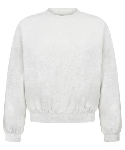 Velours-Top - Grau
