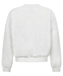 Velours-Top - Grau
