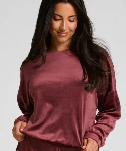 Velours Top - Rot