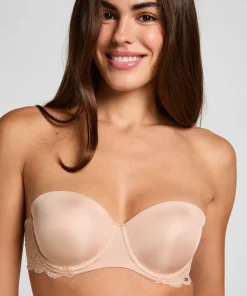 Vorgeformter Bügel-BH Angie, strapless - Beige