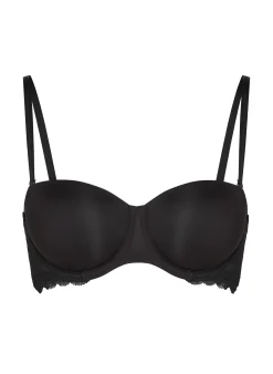 Vorgeformter Bügel-BH Angie, strapless - Schwarz