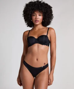 Vorgeformter Bügel-BH Angie, strapless - Schwarz