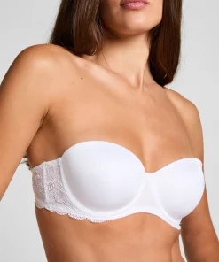 Vorgeformter Bügel-BH Angie, strapless - Weiß