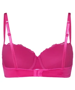 Vorgeformter Bügel-BH Lace & Shine - Rosa