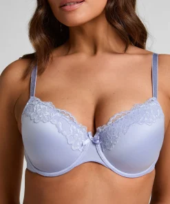 Vorgeformter Bügel-BH Lace & Shine - Lila