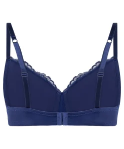 Vorgeformter Bügel-BH Lace & Shine - Blau