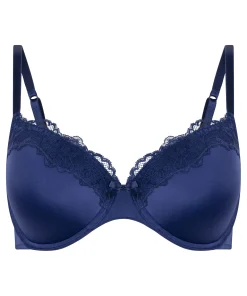 Vorgeformter Bügel-BH Lace & Shine - Blau