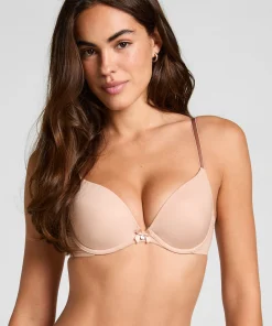 Vorgeformter Bügel-BH Plunge - Beige