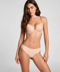 Vorgeformter Bügel-BH Plunge - Beige
