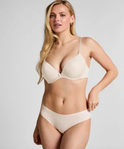 Vorgeformter Bügel-BH Plunge - Beige