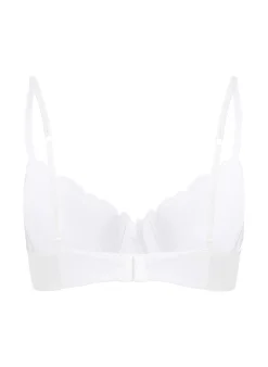 Vorgeformter Bügel-BH Secret Lace mit Spitze - Weiß