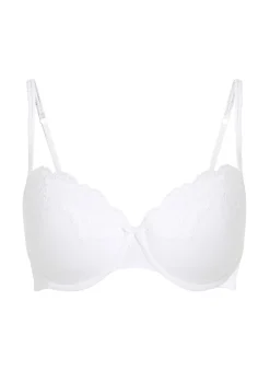 Vorgeformter Bügel-BH Secret Lace mit Spitze - Weiß