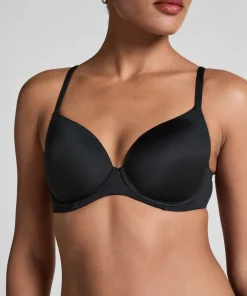 Vorgeformter Bügel-BH Super soft - Schwarz