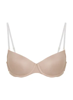 Vorgeformter Bügel-BH Transparent Back - Beige
