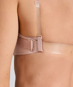 Vorgeformter Bügel-BH Transparent Back - Beige