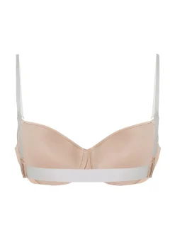 Vorgeformter Bügel-BH Transparent Back - Beige