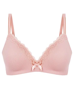 Vorgeformter BH ohne Bügel Lola - Rosa
