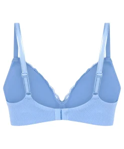 Vorgeformter BH ohne Bügel Lola - Blau