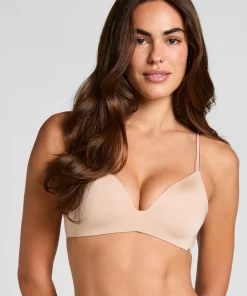 Vorgeformter BH ohne Bügel Mona - Beige