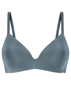 Vorgeformter BH ohne Bügel Mona - Blau