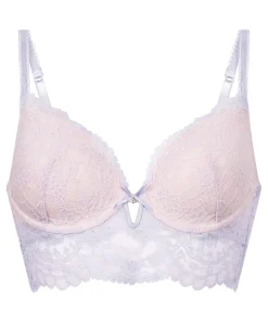 Vorgeformter Longline-Bügel-BH Isadora - Lila