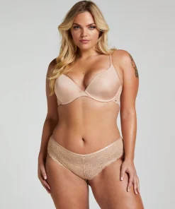 Vorgeformter Push-up-Bügel-BH Angie - Beige