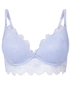 Vorgeformter Push-up-Bügel-BH Emilia - Blau