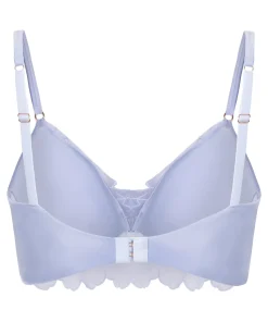 Vorgeformter Push-up-Bügel-BH Emilia - Blau