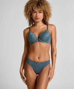 Vorgeformter Push-up-Bügel-BH Marine - Blau