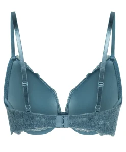 Vorgeformter Push-up-Bügel-BH Marine - Blau