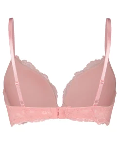 Vorgeformter Push-up-Bügel-BH Marine - Rosa