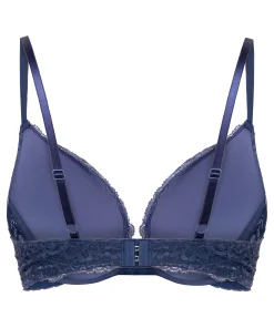 Vorgeformter Push-up-Bügel-BH Marine - Blau
